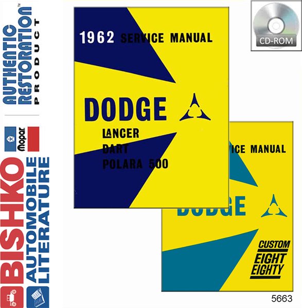 1962 Dodge All Models Factory Shop Service Manual