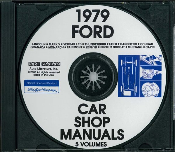 1979 Ford Lincoln Mercury Shop Service Repair Manual PDF