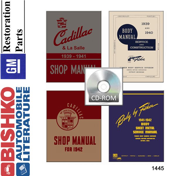 1939–1942 Cadillac ALL MODELS FISHER BODY Factory Shop Service Manual