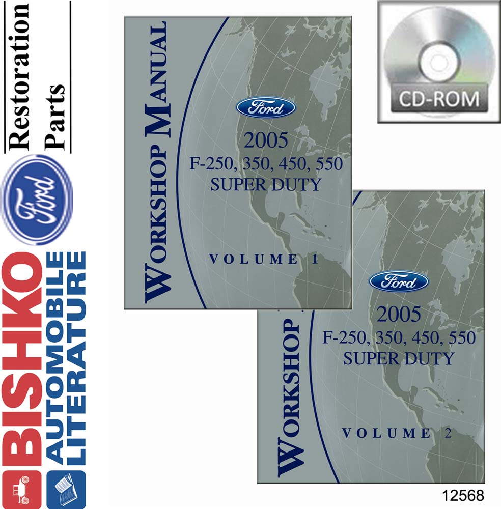 2005 Ford Truck F250-F550, Super Duty Factory Shop Service Manual