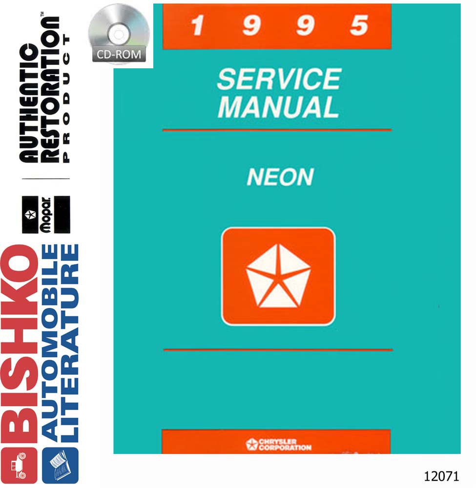 1995 DODGE NEON & PLYMOUTH NEON Body, Chassis & Electrical Service Manual