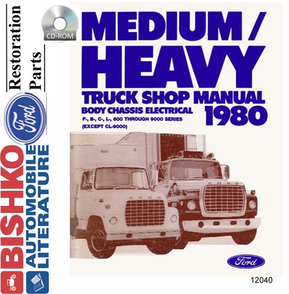 1980 Ford Med Duty Heavy Duty Shop Service Repair Manual PDF