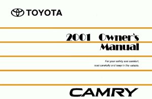 2001 Toyota Camry Owner's Manual