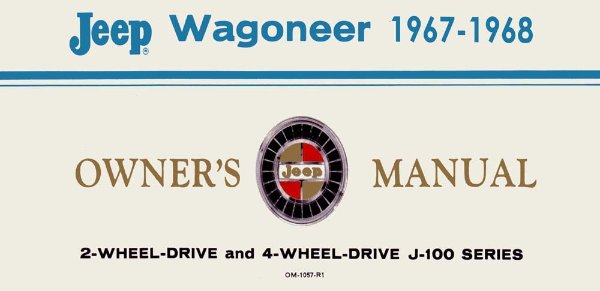 1967–1968 Jeep Wagoneer Owner's Manual