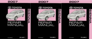 2007 Toyota Sienna Factory Shop Service Manual