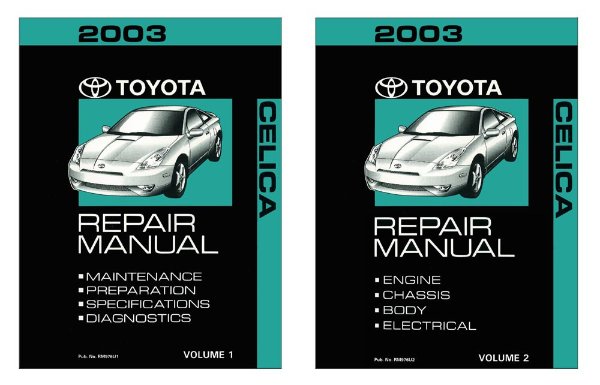 2003 Toyota Celica Factory Shop Service Manual