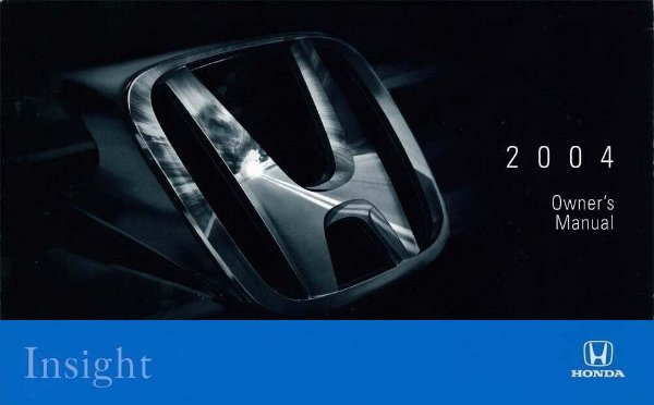 2004 Honda Insight Owners Manual User Guide