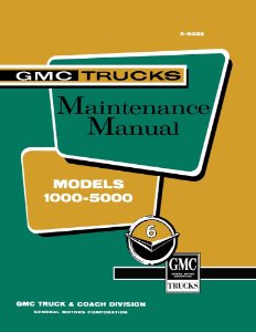 1960 GMC Truck Shop Service Repair Manual
