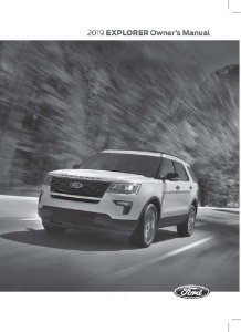 2019 Ford Explorer Owner's Manual
