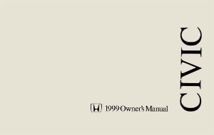 1999 Honda Civic Coupe Owner's Manual