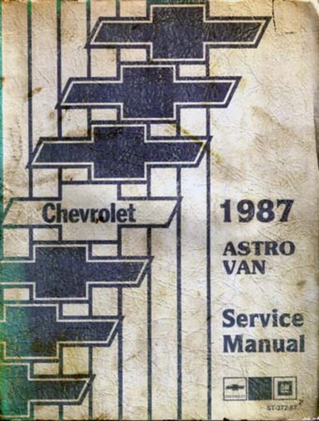 1987 Chevrolet Truck Astro Factory Shop Service Manual