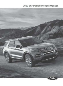 2022 Ford Explorer Owner's Manual