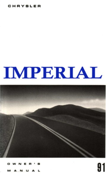 1991 Chrysler Imperial Owner's Manual