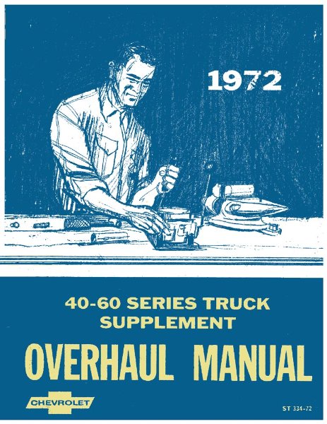 1972 Chevrolet C40, C50, C60 Medium Duty Truck Factory Shop Service Manual