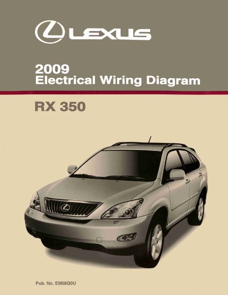 2009 Lexus RX 350 Wiring Diagrams Manual