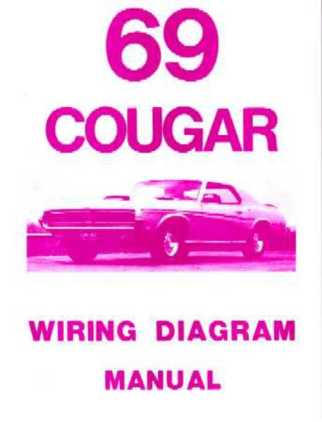 1969 Mercury Cougar Wiring Diagrams Manual