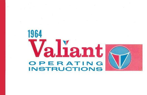 1964 Plymouth Valiant Owner's Manual