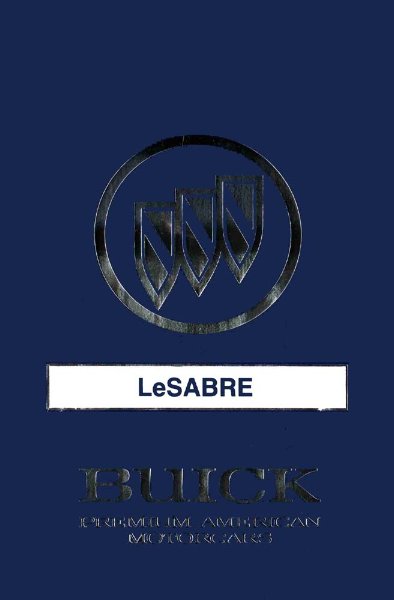 1990 Buick Le Sabre Owner's Manual