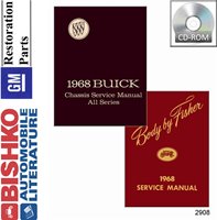 1968 BUICK Body, Chassis & Electrical Service Manual sample image
