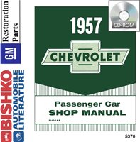 1957 CHEVROLET (No Corvette) Body, Chassis & Electrical Service Manual sample image