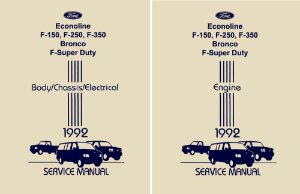 1992 Ford Truck F-150, F-250, F-350, Bronco