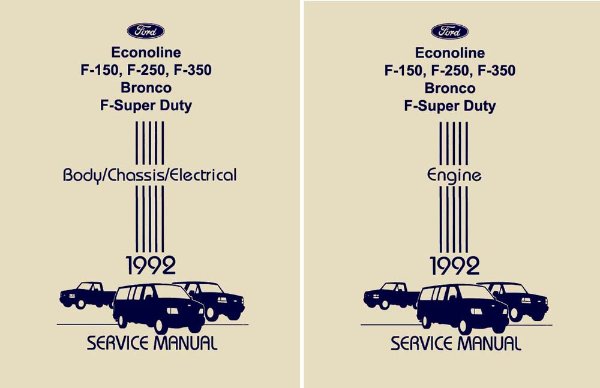 1992 Ford Truck F-150, F-250, F-350, Bronco