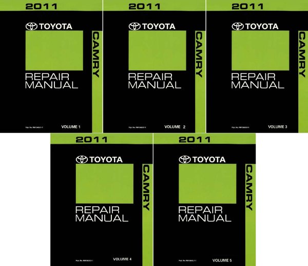 2011 Toyota Camry Factory Shop Service Manual