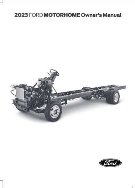 2023 Ford Motorhome Chassis Owner's Manual