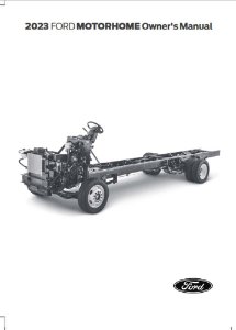 2023 Ford Motorhome Chassis Owner's Manual
