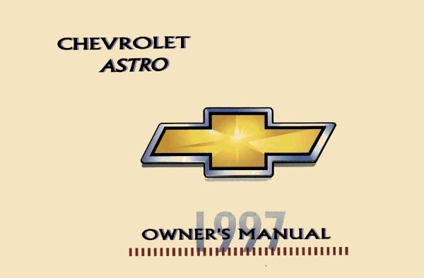 1997 Chevrolet Astro Owner's Manual