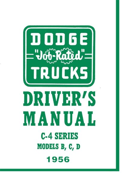 1956 Dodge C-4 Series Owner's Manual