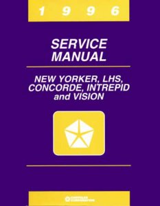 1996 Chrysler LHS, Concorde, New Yorker, Intrepid, Vision Factory Shop Service Manual