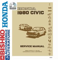1980 HONDA CIVIC Body, Chassis & Electrical Service Manual sample image