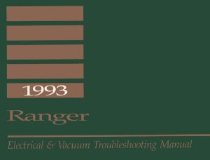 1993 Ford Truck Ranger Wiring Diagrams Manual