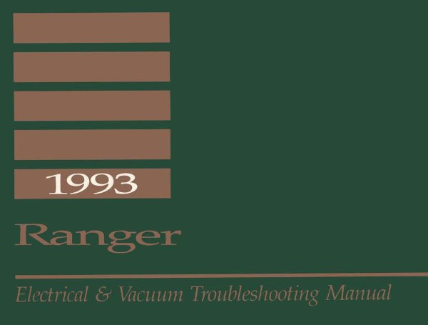 1993 Ford Truck Ranger Wiring Diagrams Manual