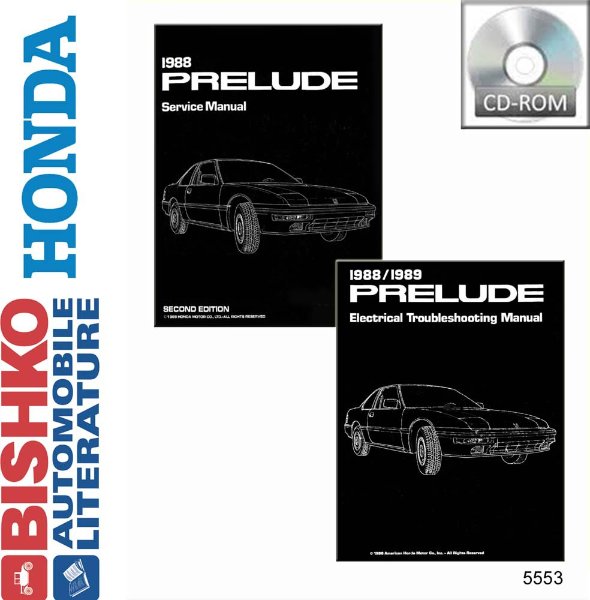 1988 Honda Prelude Factory Shop Service Manual