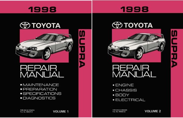 1998 Toyota Supra Factory Shop Service Manual