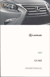 2012 Lexus GX 460 Owner's Manual