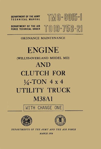 1952–1957 Jeep Military Jeeps Factory Shop Service Manual