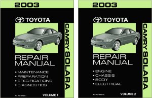 2003 Toyota Camry, Solara Factory Shop Service Manual