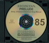1985 HONDA PRELUDE Body, Chassis & Electrical Service Manual sample image