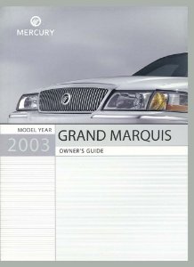 2003 Mercury Grand Marquis Owner's Manual