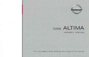 2008 Nissan Altima (NOT THE HYBRID) Owner's Manual