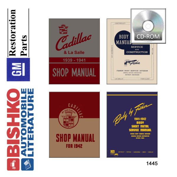 1939–1942 Cadillac ALL MODELS FISHER BODY Factory Shop Service Manual