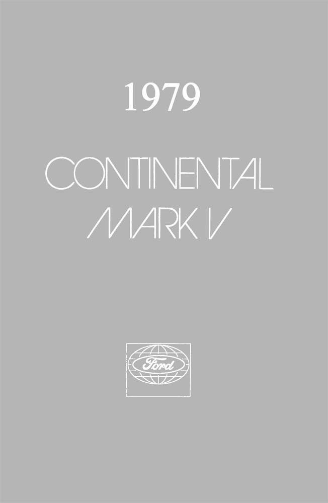 1979 Lincoln Mark V Owners Manual User Guide