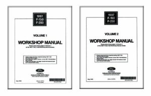 1997 Ford Truck F150-250, NO DIESEL Factory Shop Service Manual