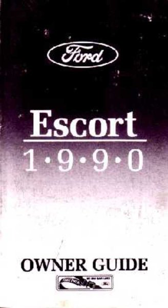 1990 Ford Escort Owner's Manual