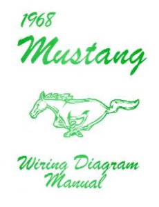 1968 Ford Mustang Wiring Diagrams Manual