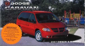 2007 Dodge Caravan Owner's Manual