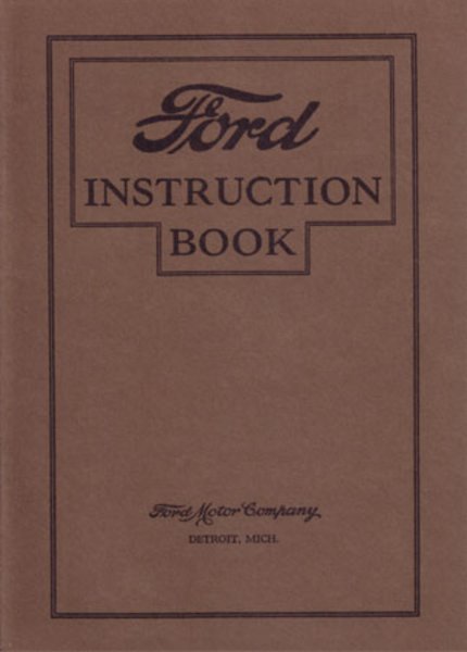 1927 Ford Model T Owner's Manual